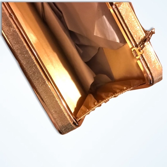 Rainbow sequin square edge clutch crossbody purse - Picture 8 of 11